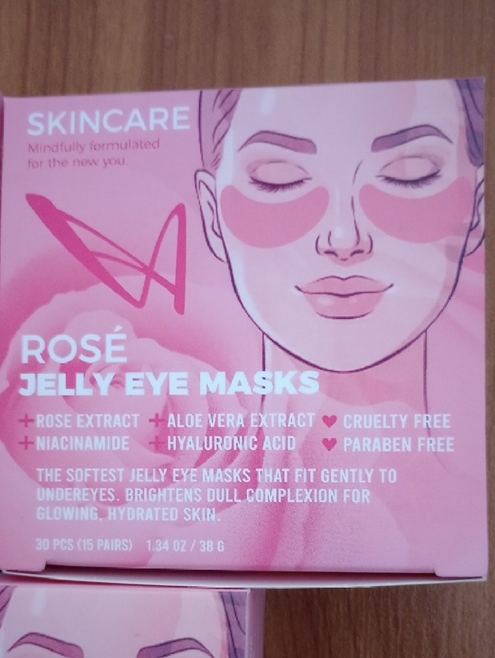 New Skincare Rosé Jelly Eye Masks — Pink Hydrating Under-Eye Patches